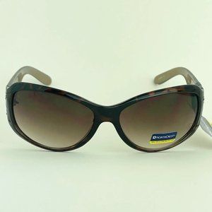 SG00780 NORTHCREST Sunglasses For Women 100% UVA/UVB Rectangular Brown Gradient